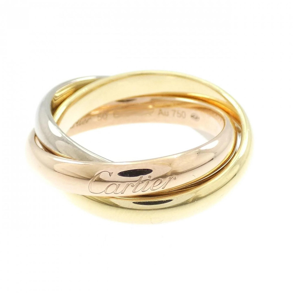 CARTIER Authentic Gold Trinity Ring